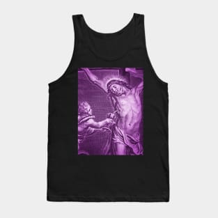 Violet Christ Antique Engraving Tank Top